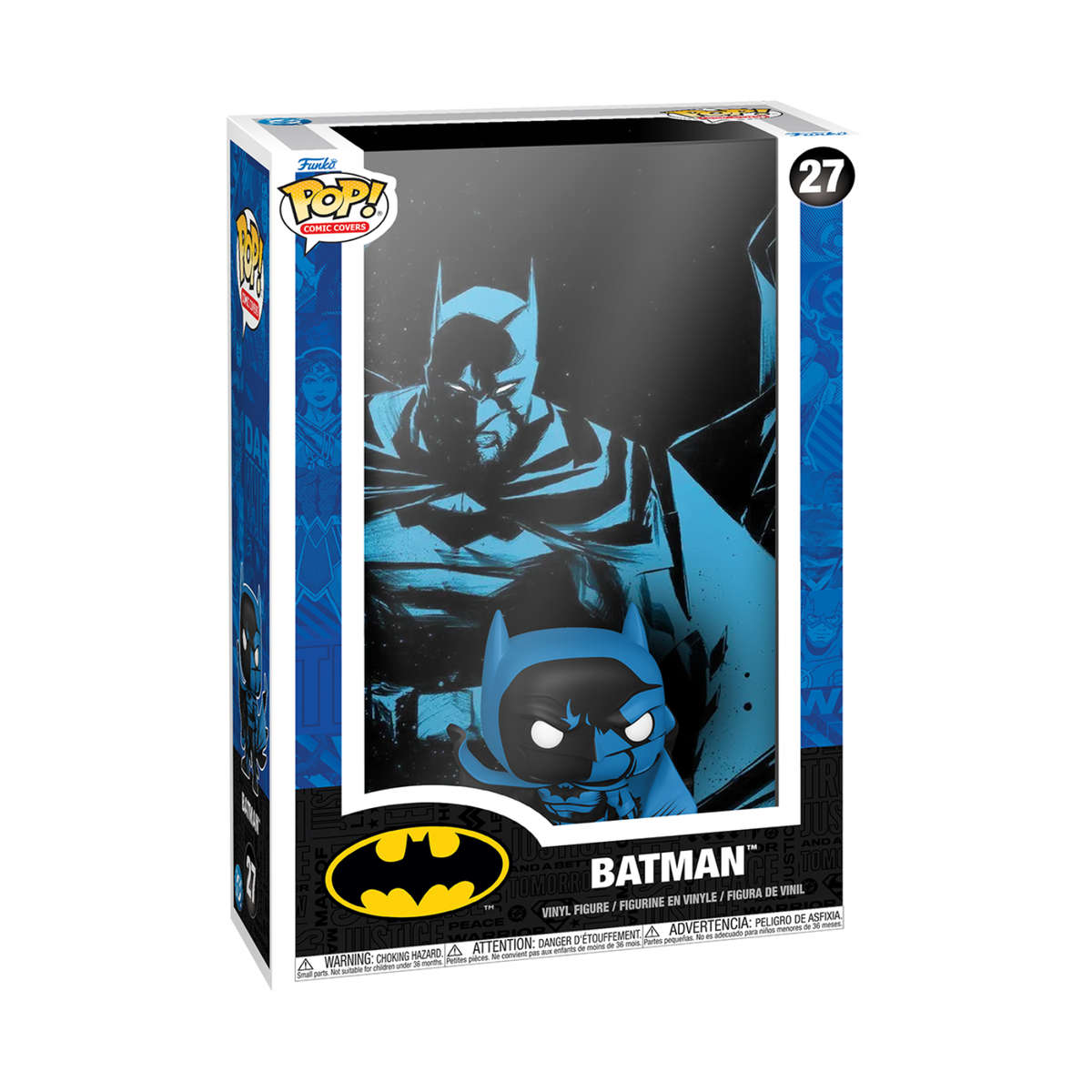 Batman Black & Blue - DC Comics Funko Pop Comic Covers Vinyl Figure #27