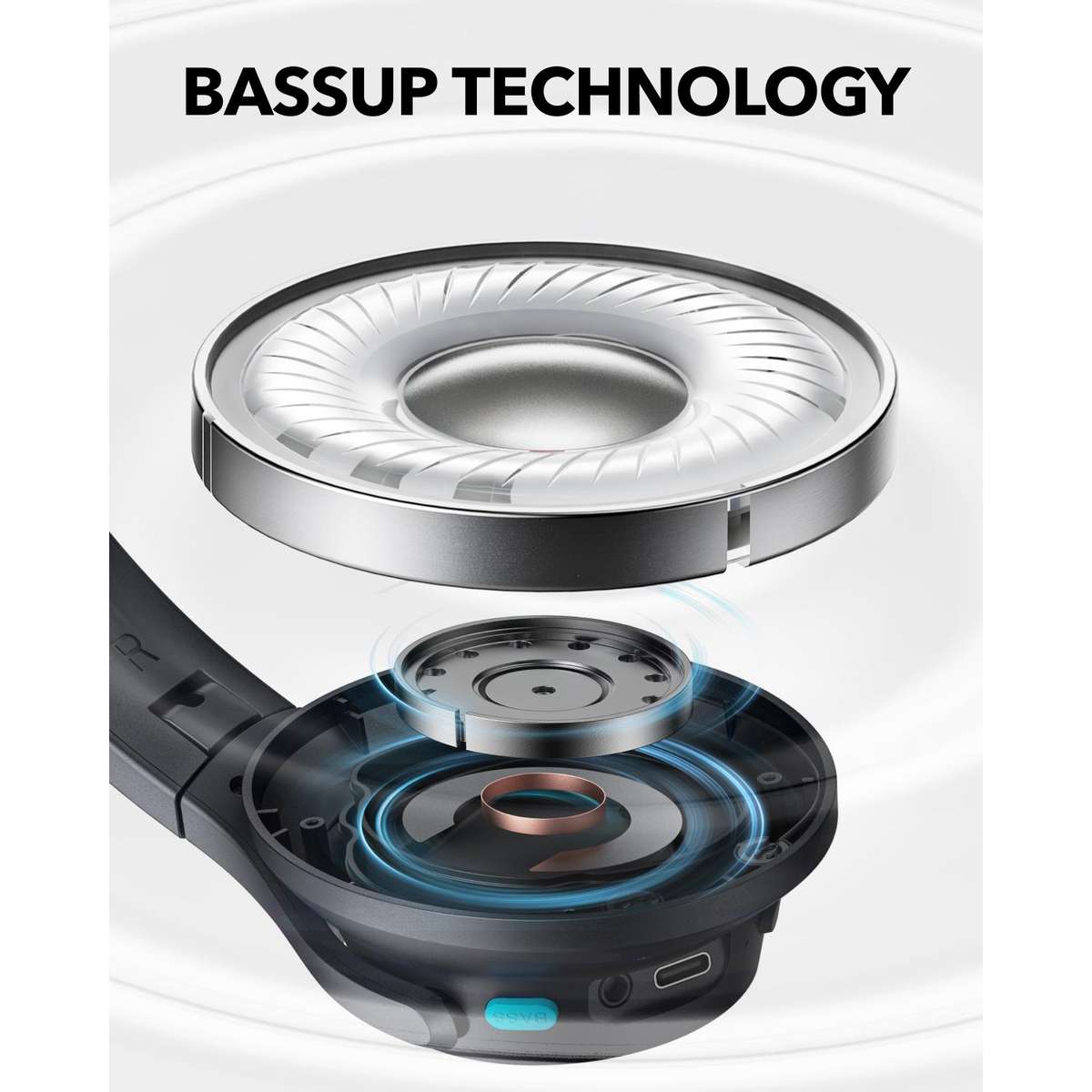 Soundcore Q11i Wireless Bluetooth Headphones  Black