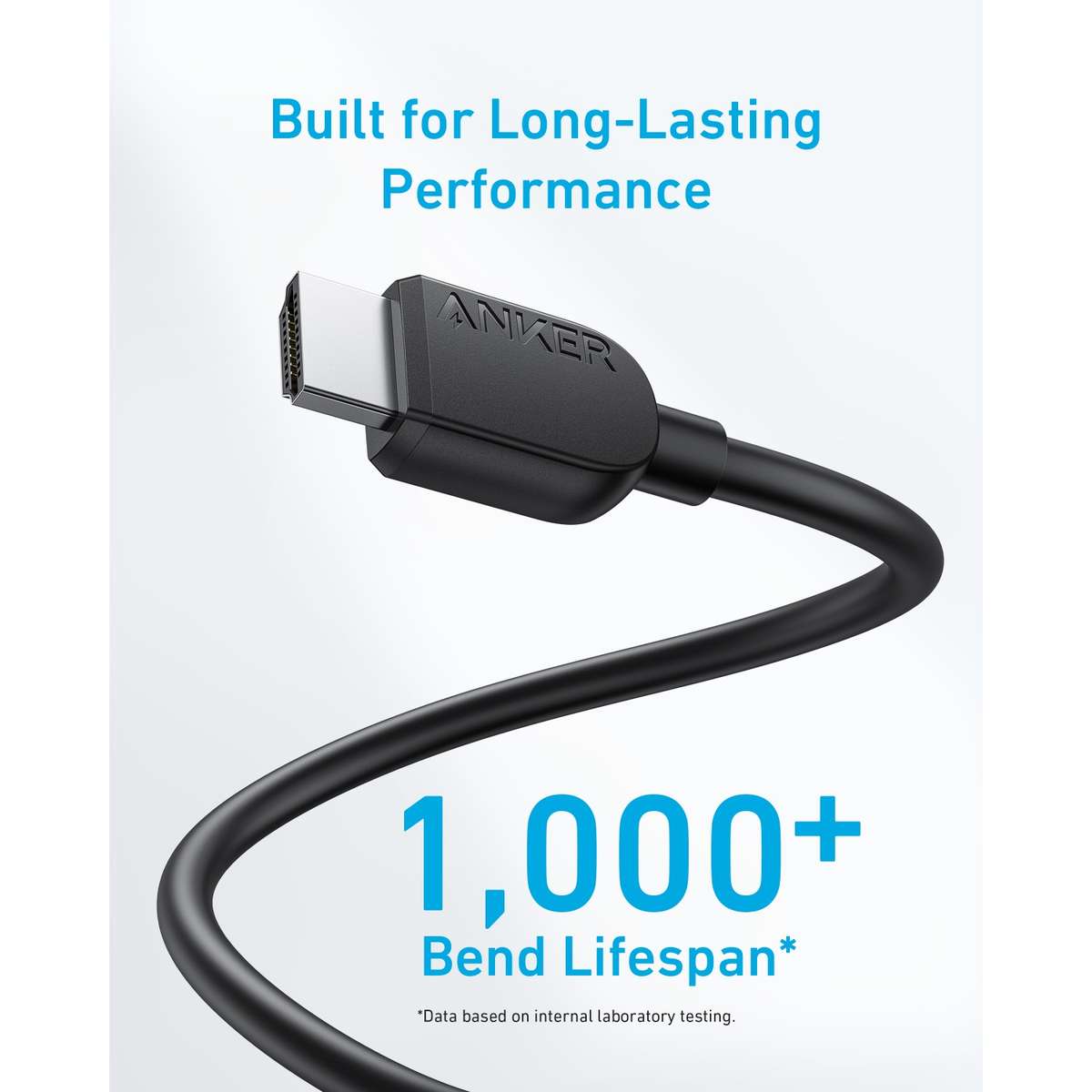 Anker HDMI to HDMI 8K@60Hz Cable - 1.8m Black