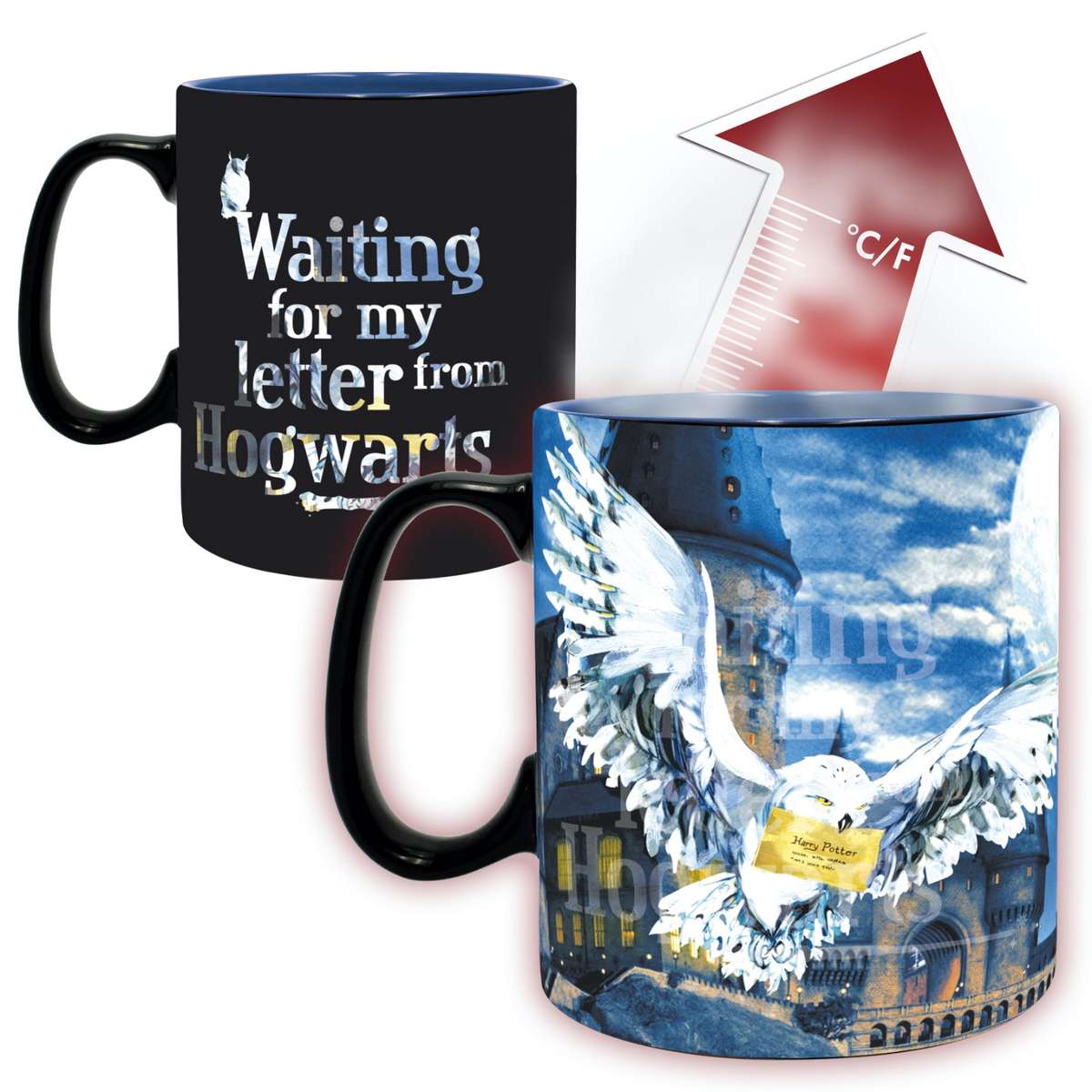 Harry Potter - Mug Heat Change - 460ml - Letter - ABYstyle