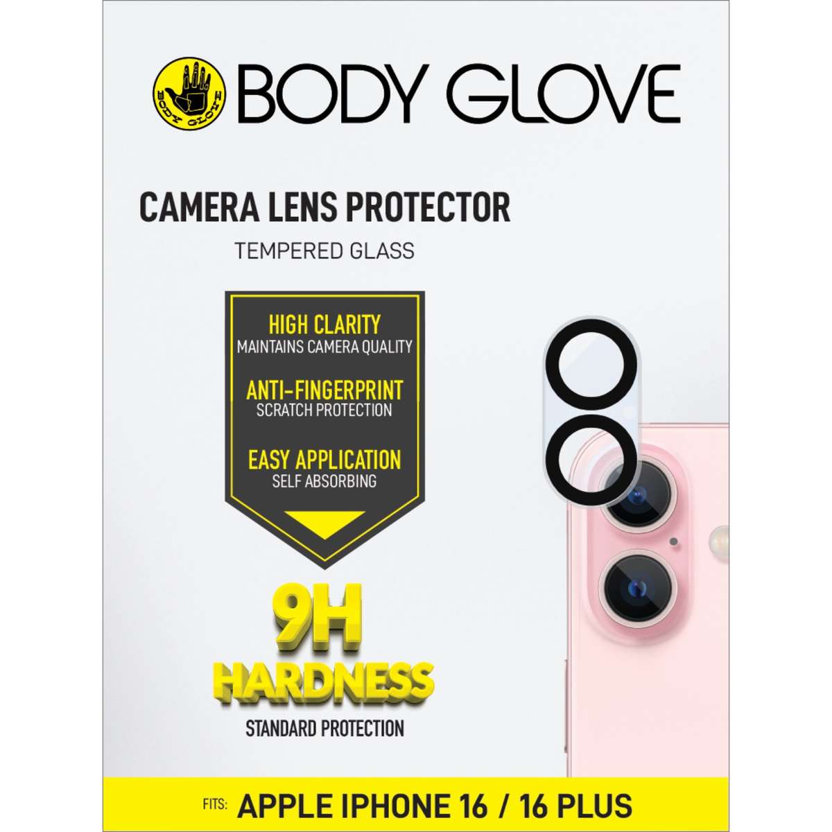 Apple iPhone (17/16/16 Plus) Body Glove Camera Screen Protector