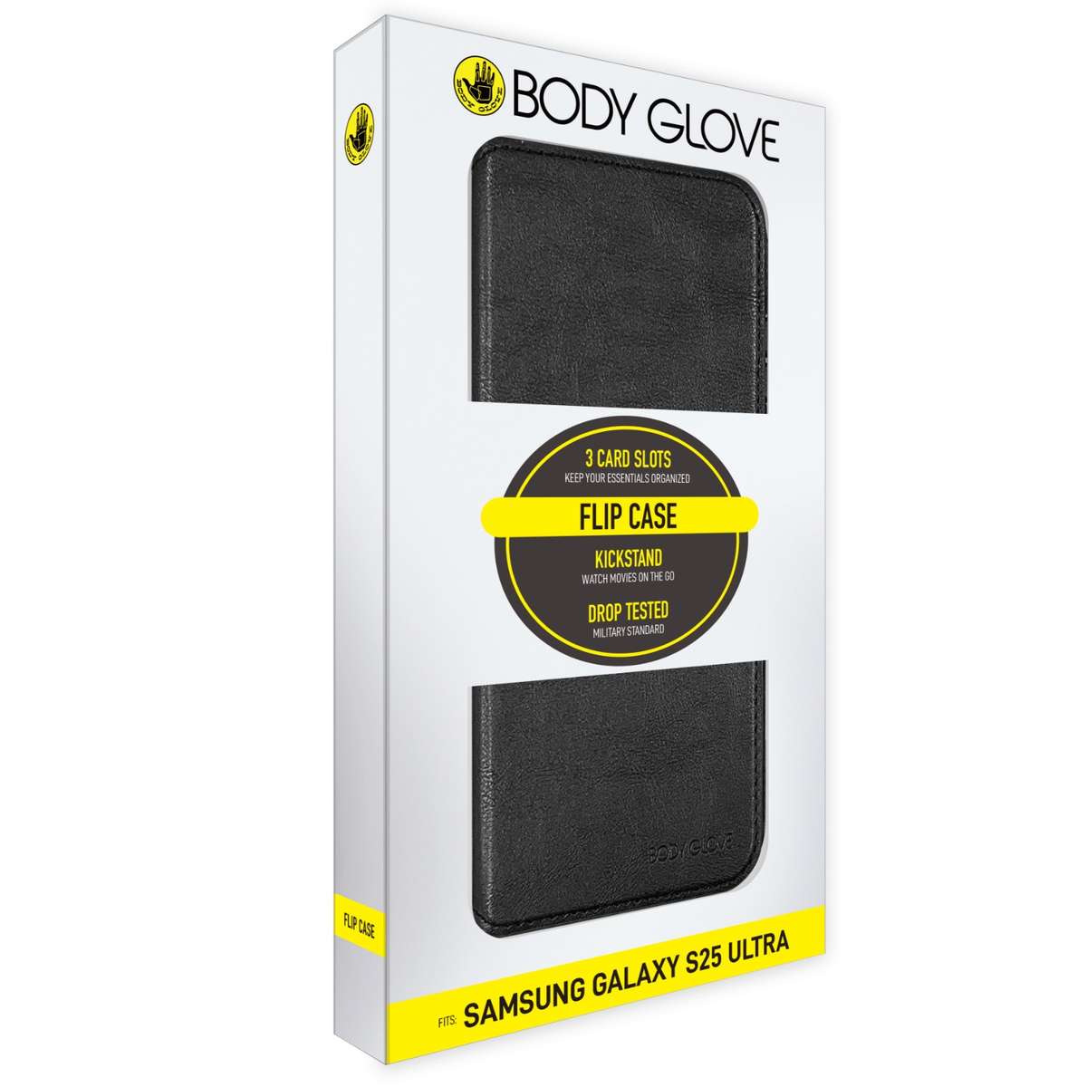 Samsung Galaxy S25 Ultra Body Glove Flip Series Case  Black