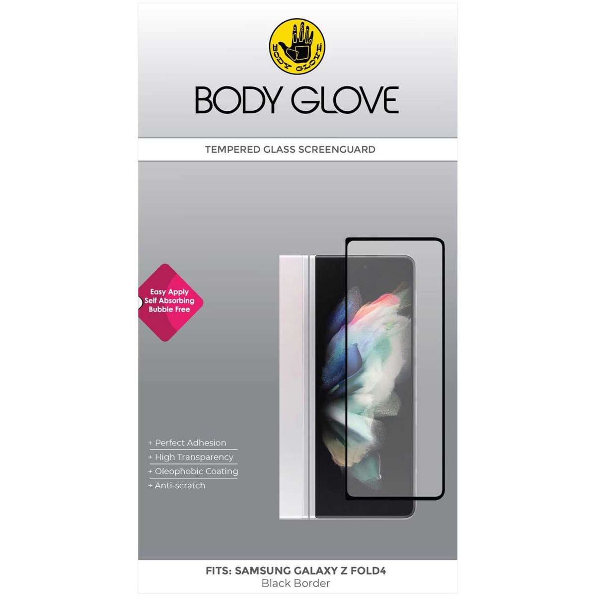 Samsung Galaxy Z Fold4 Screen Protector Body Glove Tempered Glass