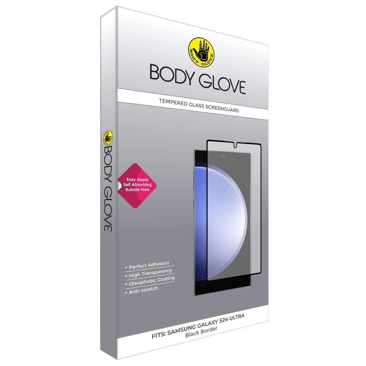 Samsung Galaxy S24 Ultra Body Glove Screen Protector - Black Border
