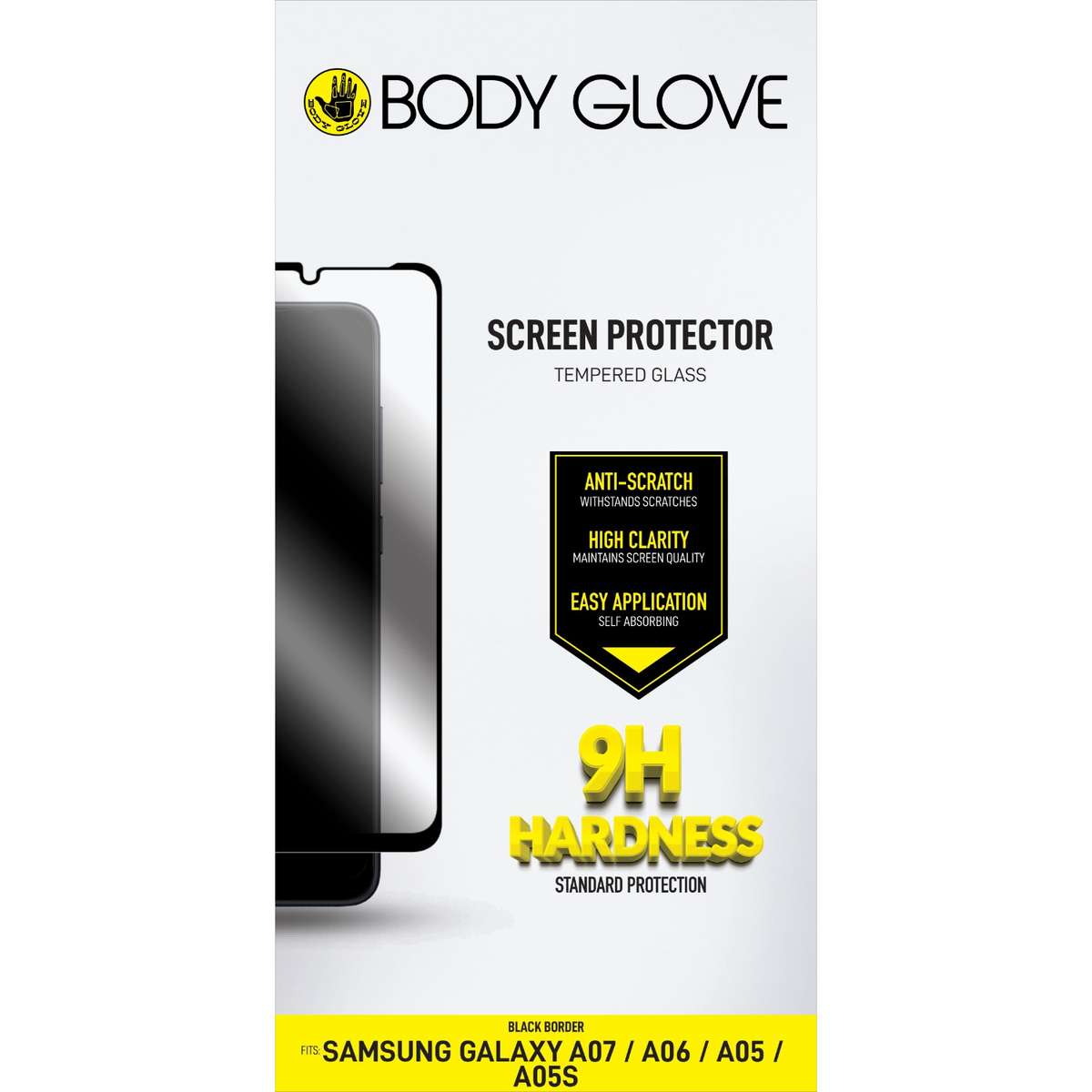 Samsung Galaxy (A07/A06/A05/A05s) Body Glove Tempered Glass Screen Protector