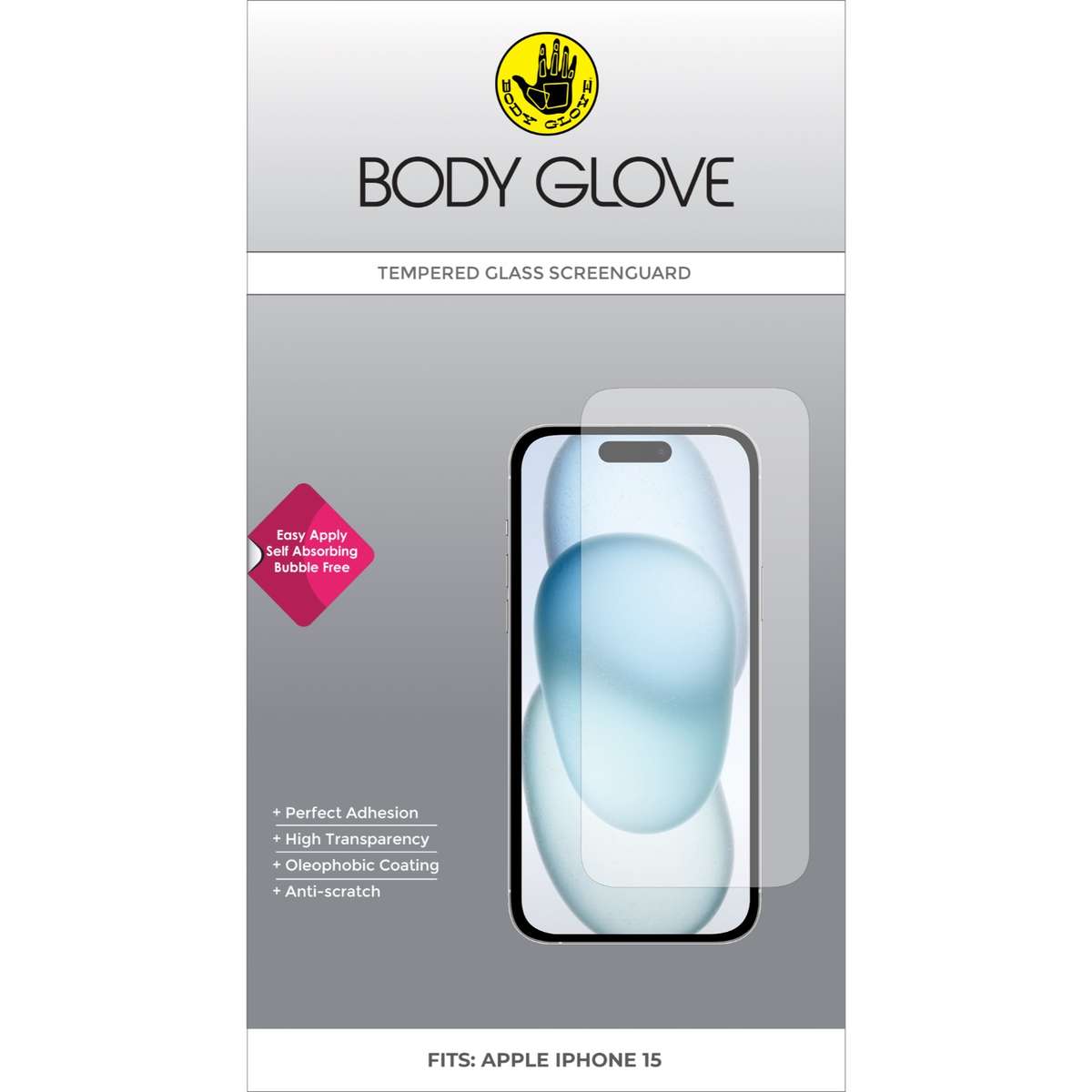Apple iPhone 15 Body Glove Screen Protector