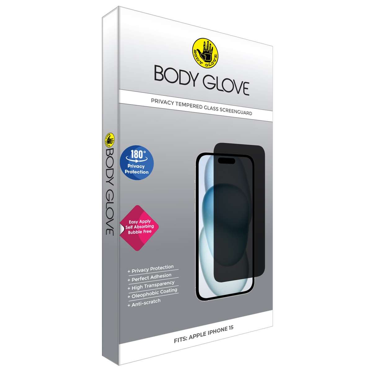 Apple iPhone 15 Body Glove Privacy Screen Protector