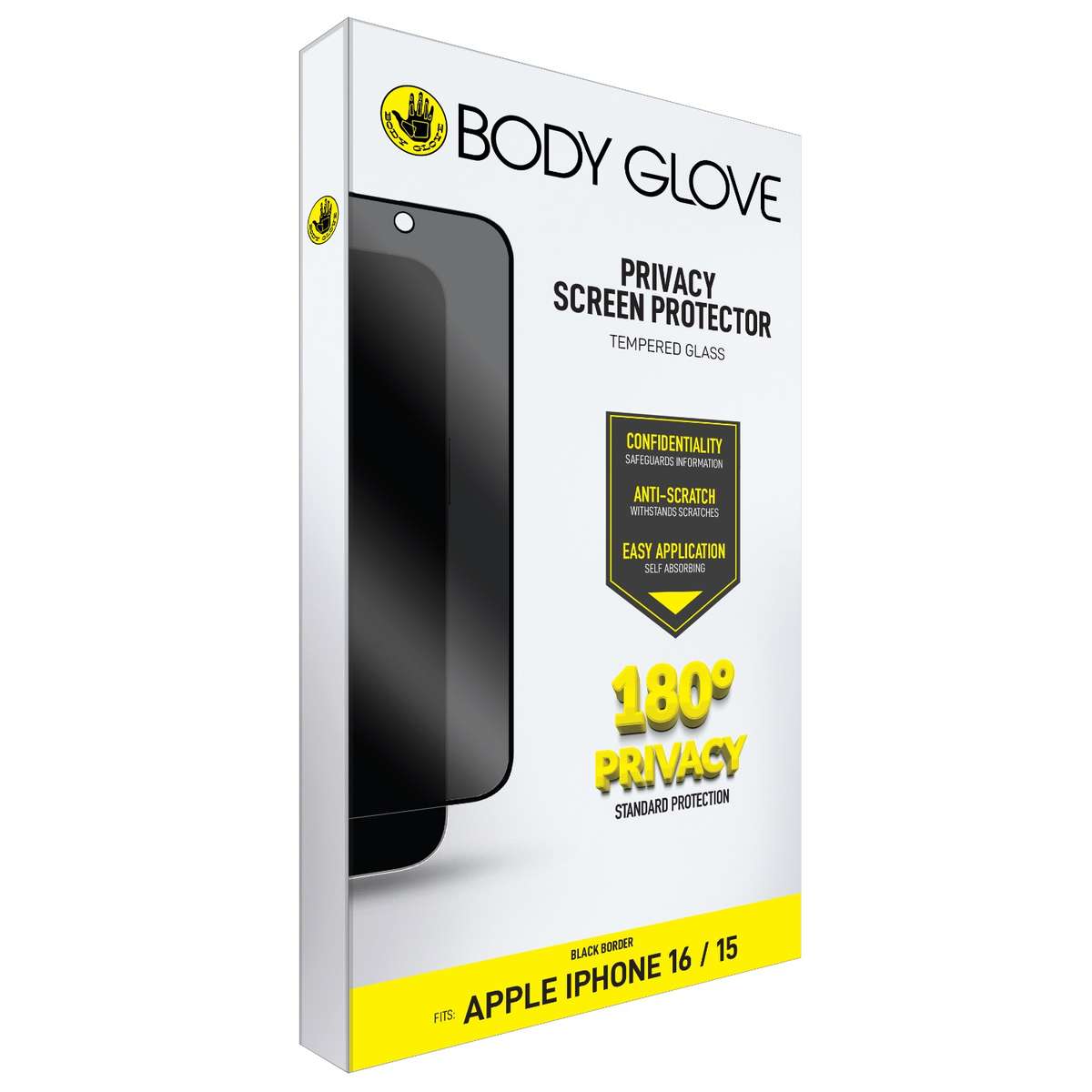 Apple iPhone 16 / iPhone 15 Body Glove Privacy Screen Protector