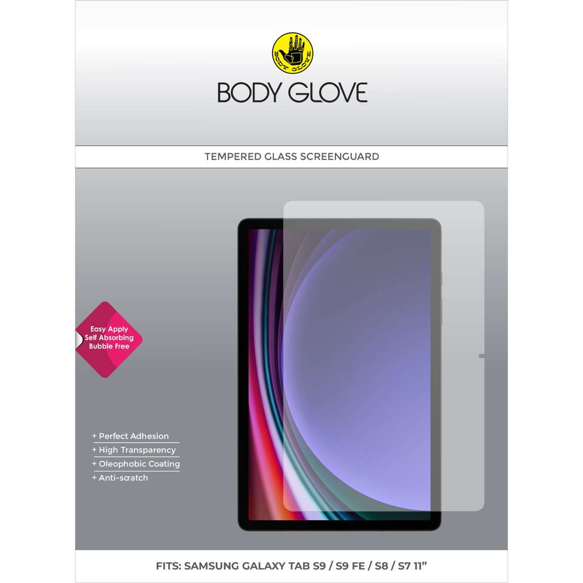 Samsung Galaxy Tab S9 / S9 FE / S8 / S7 Body Glove Screen Protector
