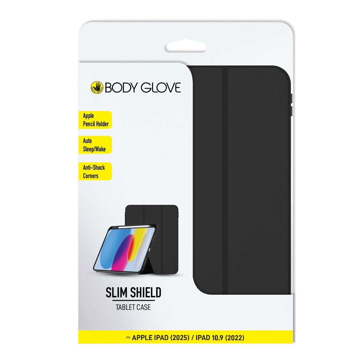 Apple iPad (2025/2022) Body Glove Slim Shield Case - Black