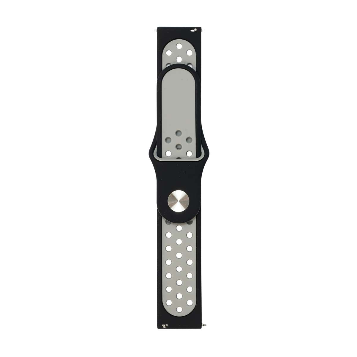 Samsung Galaxy Watch6/5/5 Pro/4 Body Glove Silicone Strap 44/45mm - Black/White