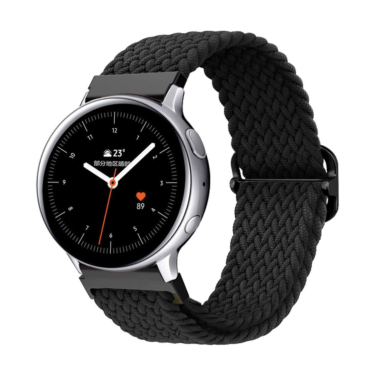 Samsung Galaxy Watch6/5/5 Pro/4 Body Glove Weave Strap 44/45mm - Black