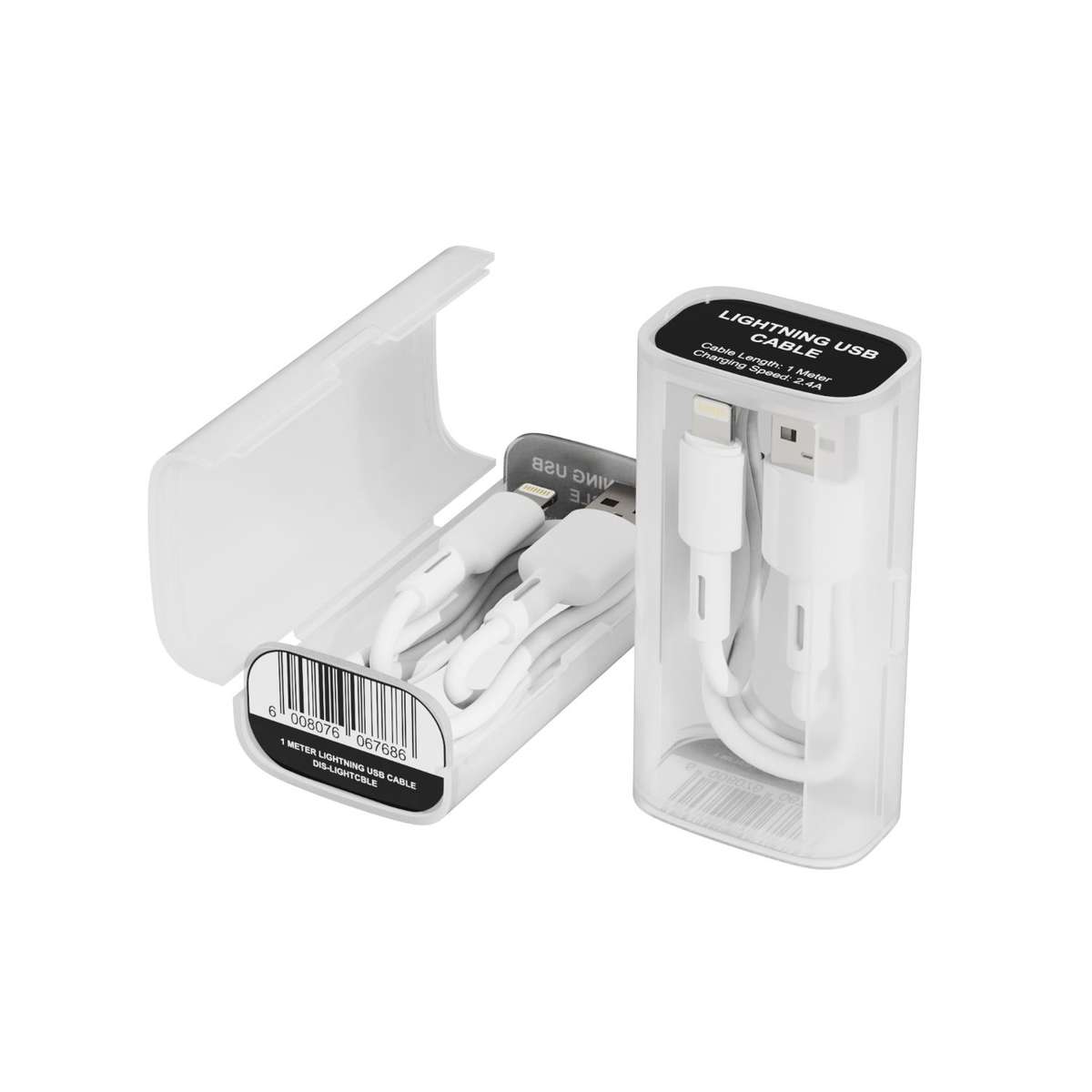 Loopd LITE USB To Lightning Cable - 1m White