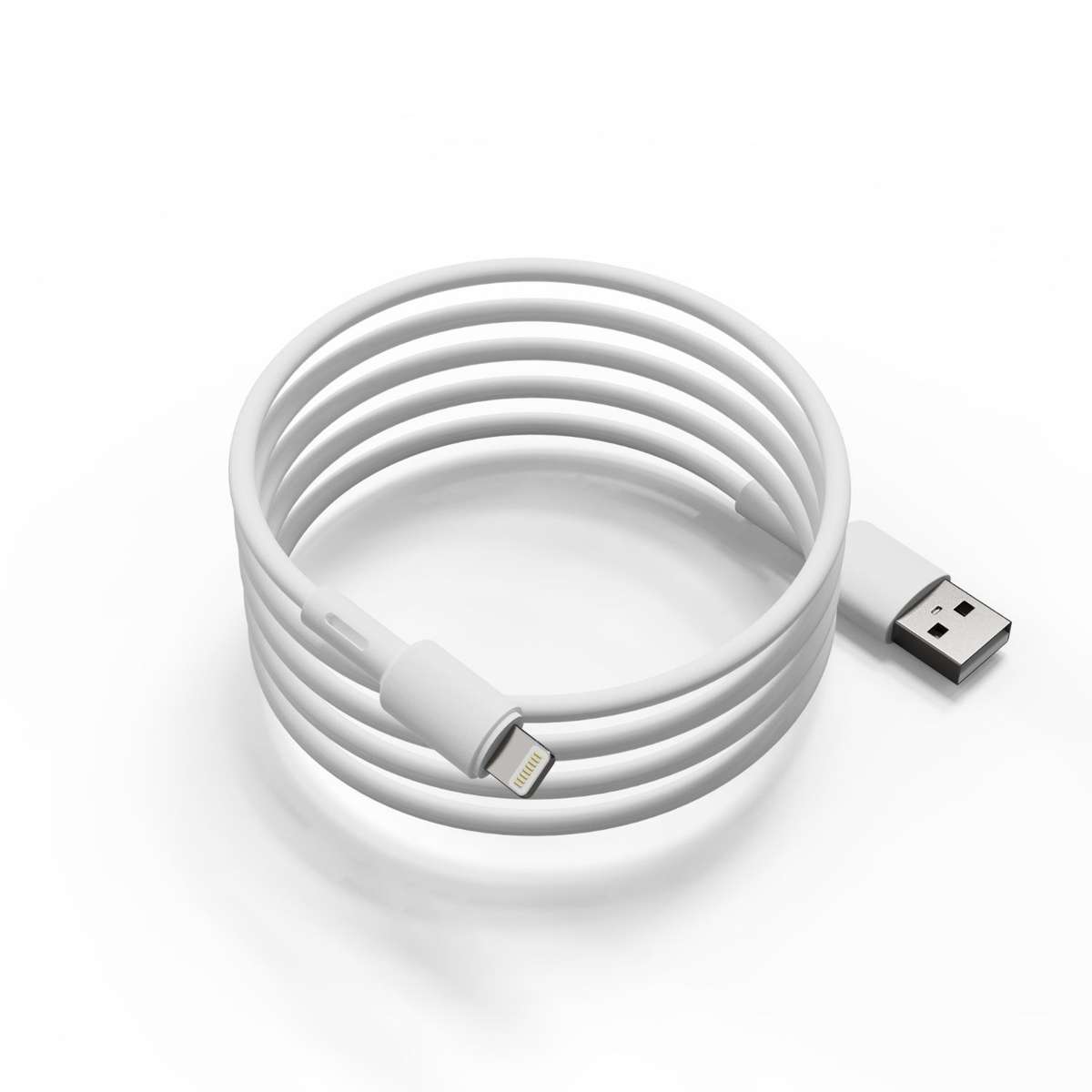 Loopd LITE USB To Lightning Cable - 1m White