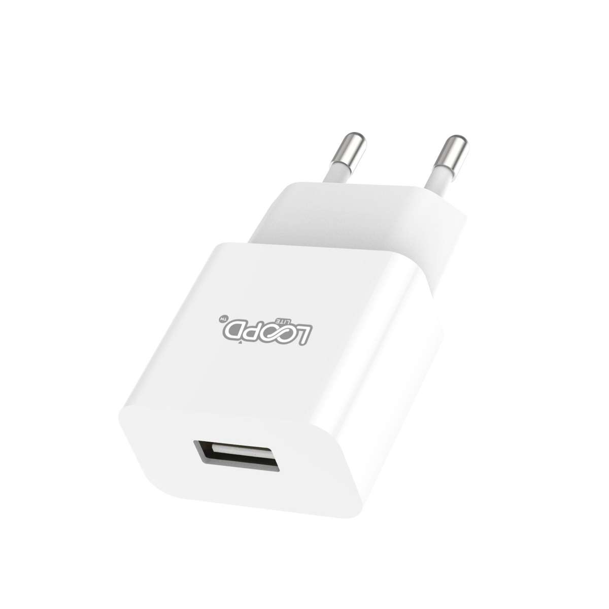 5W Loopd LITE Wall Charger - 1-Port White