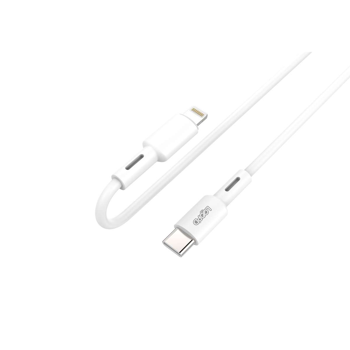 Loopd Lite 27W Type C To Lightning Cable - 1m White