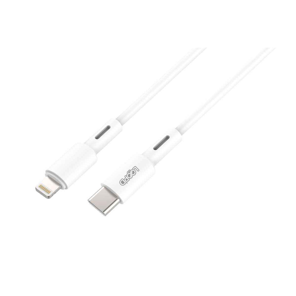Loopd Lite 27W Type C To Lightning Cable - 1m White