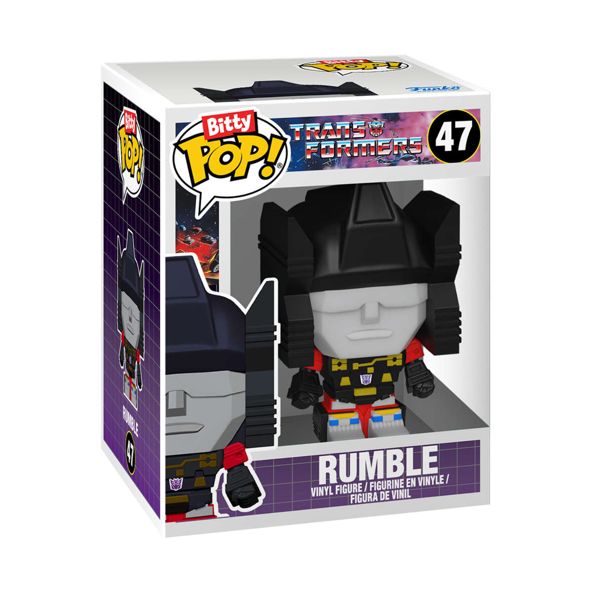 Soundwave with Rumble - Transformers Funko Bitty Pop Bitty Bot