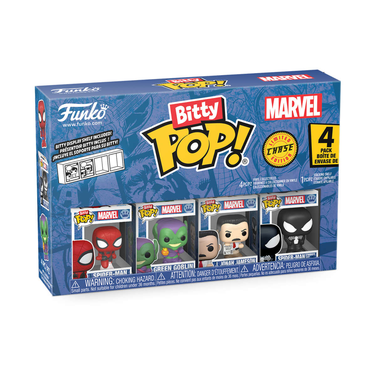 Spider-Man Funko Bitty Pop Series 1 - 4 Pack