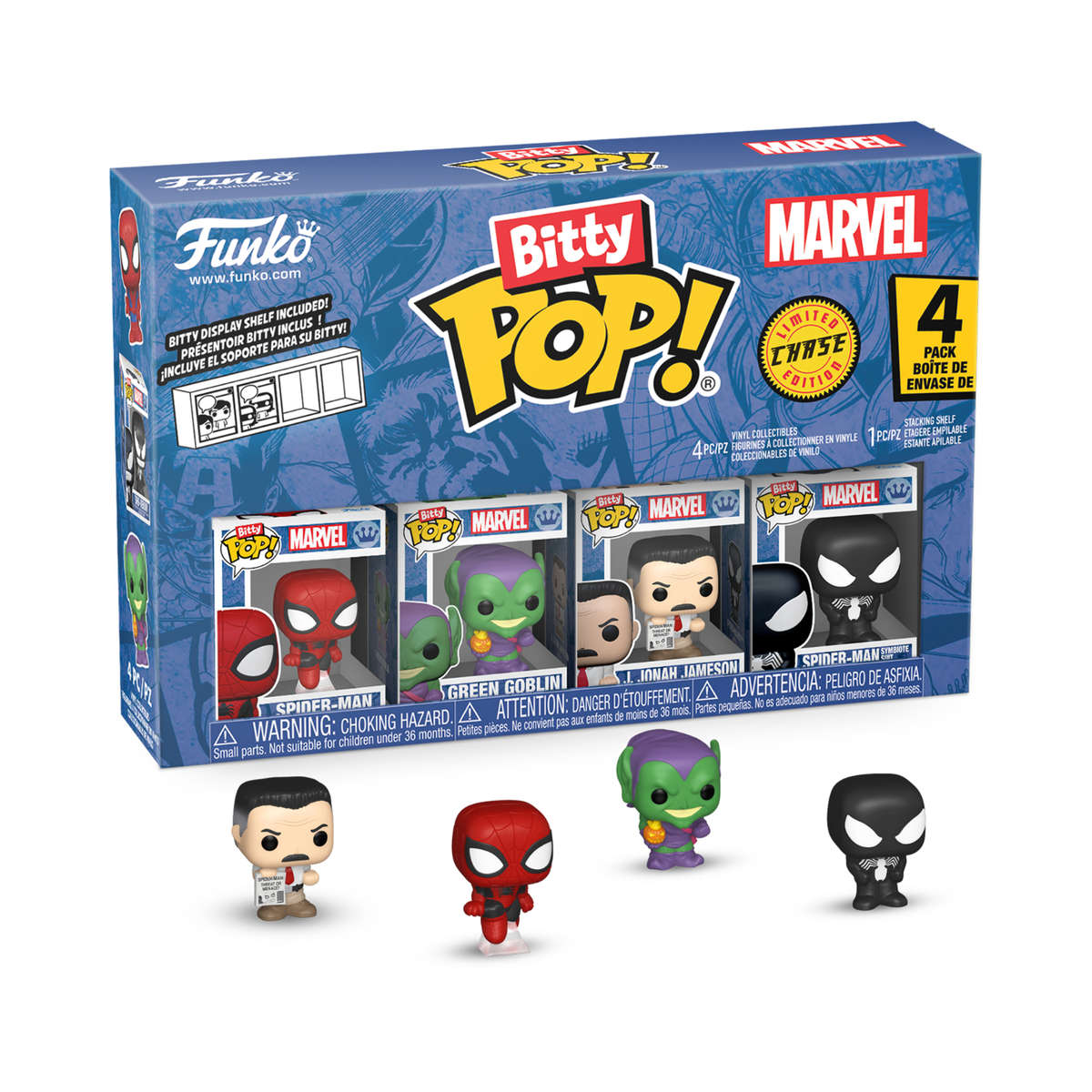 Spider-Man Funko Bitty Pop Series 1 - 4 Pack