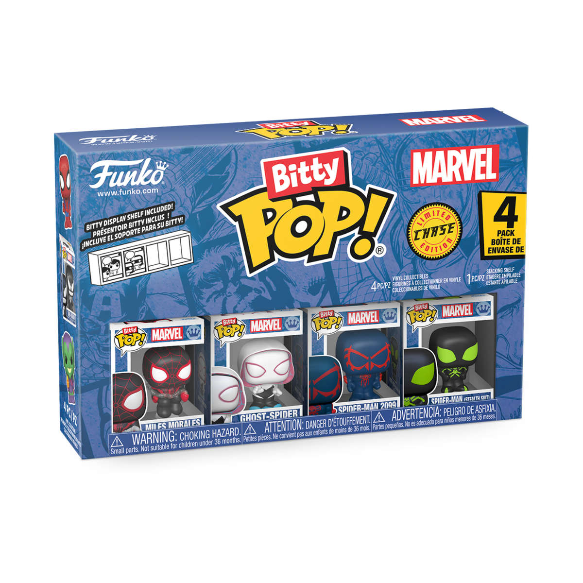 Spider-Man Funko Bitty Pop Series 2 - 4 Pack