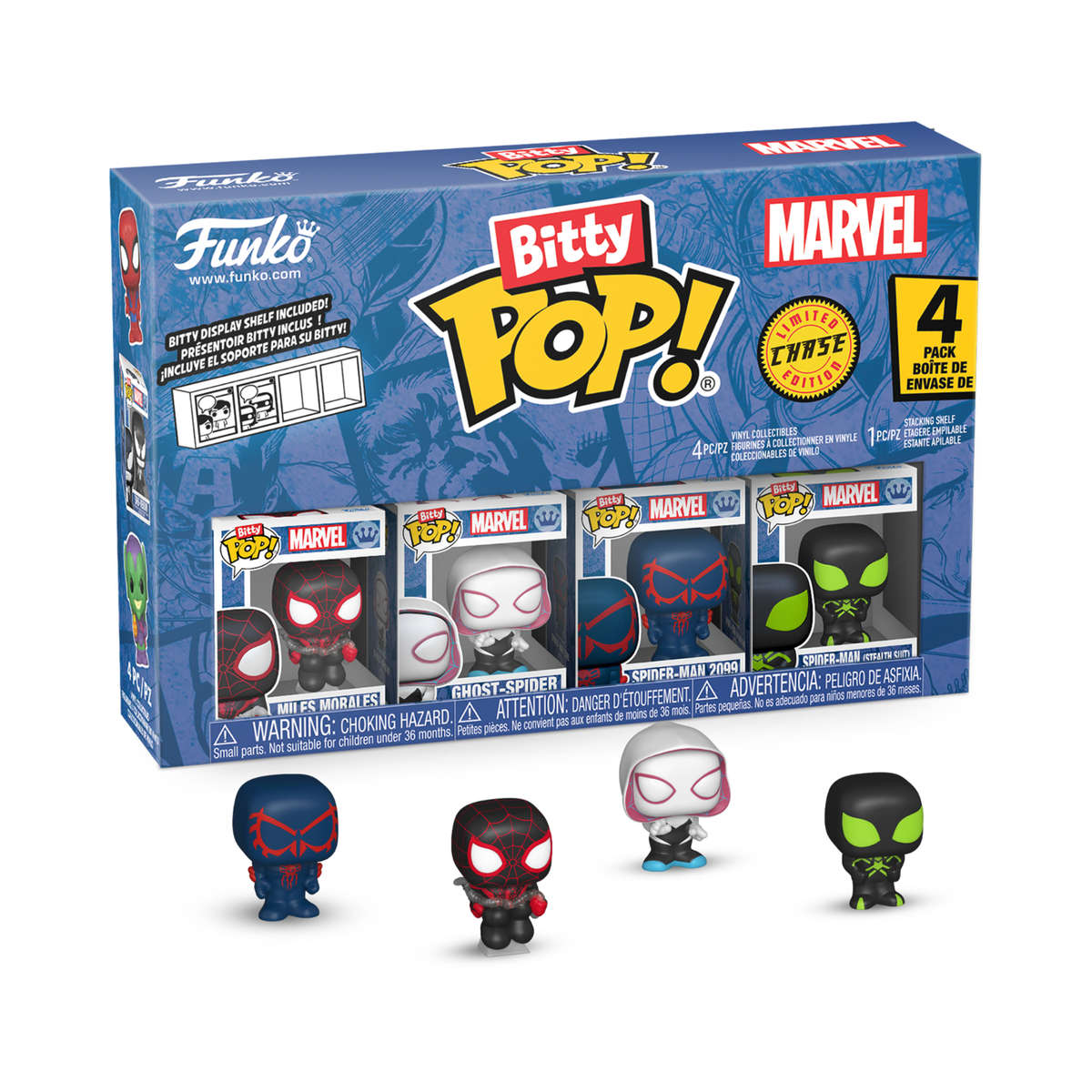 Spider-Man Funko Bitty Pop Series 2 - 4 Pack