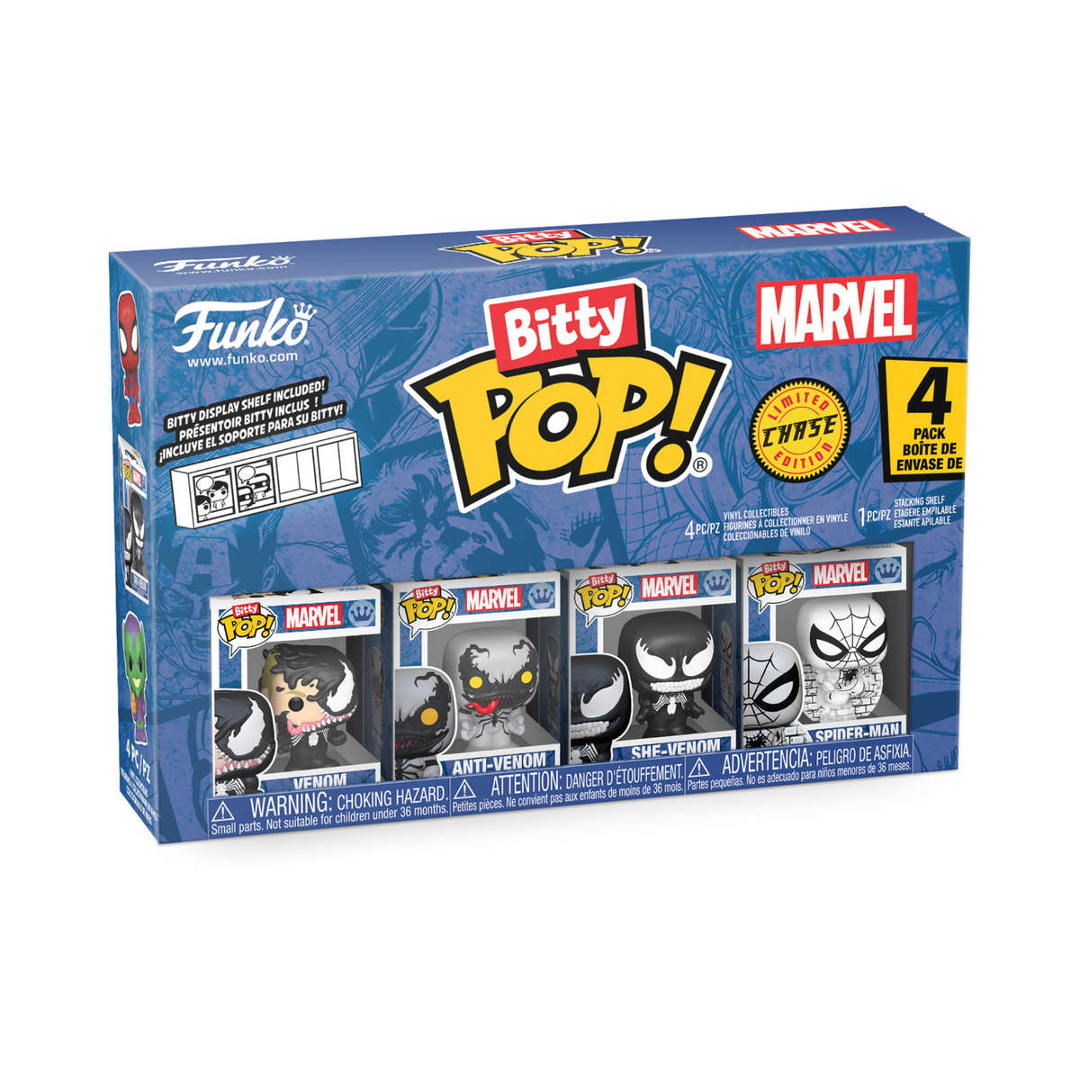 Spider-Man Funko Bitty Pop Series 3 - 4 Pack