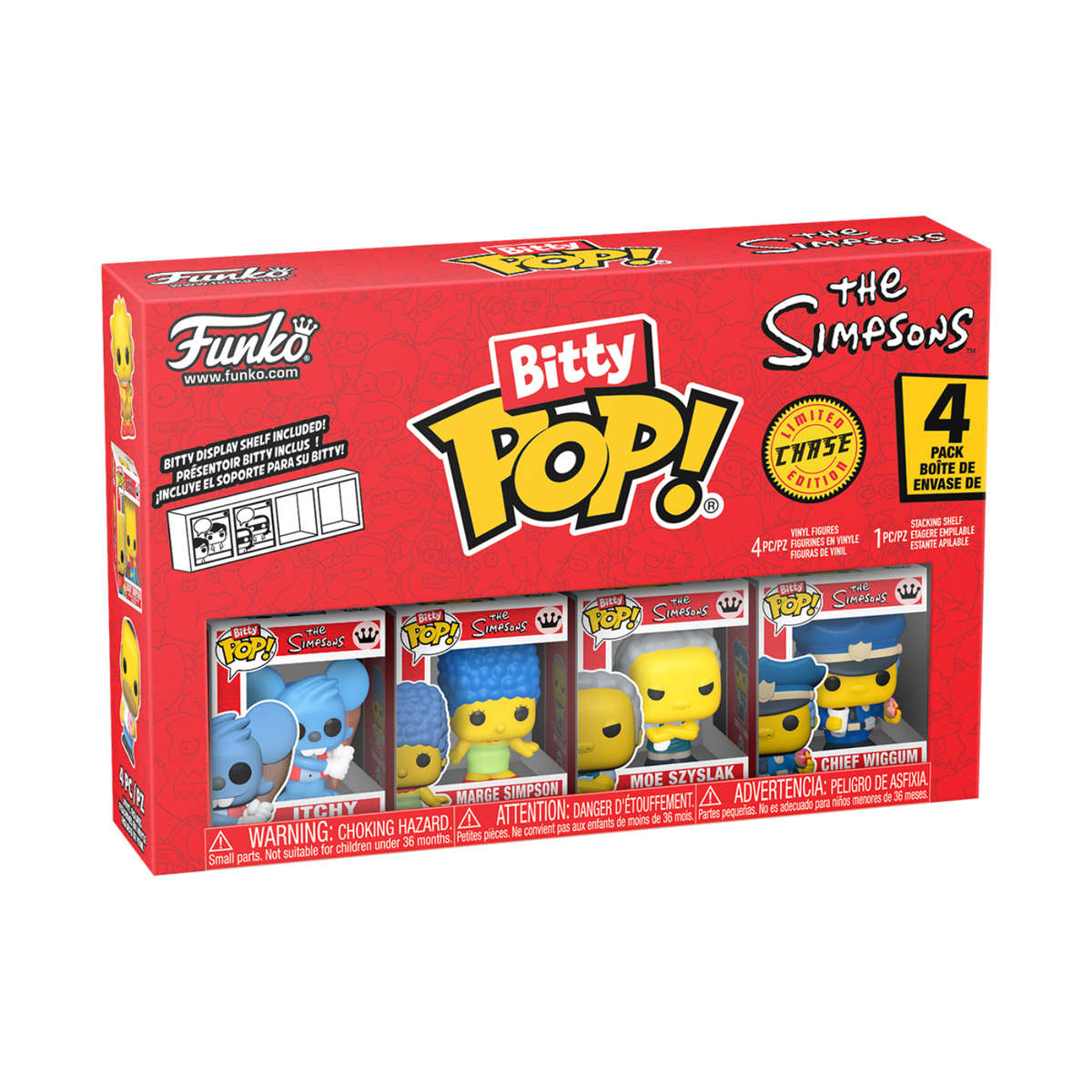The Simpsons Funko Bitty Pop Series 2 - 4 Pack