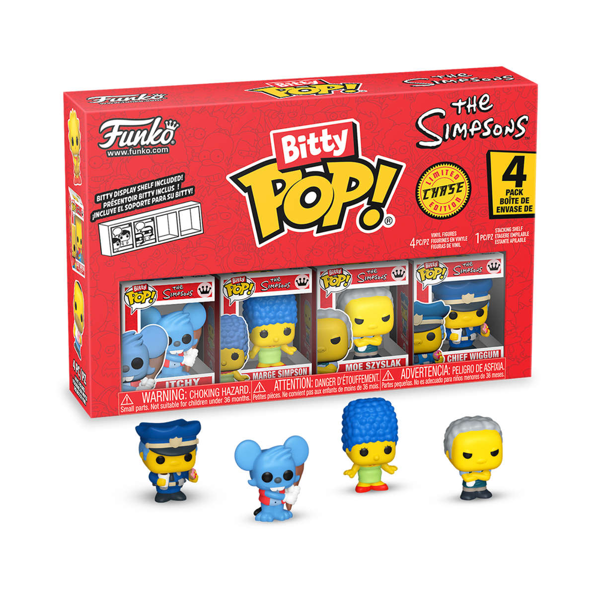 The Simpsons Funko Bitty Pop Series 2 - 4 Pack