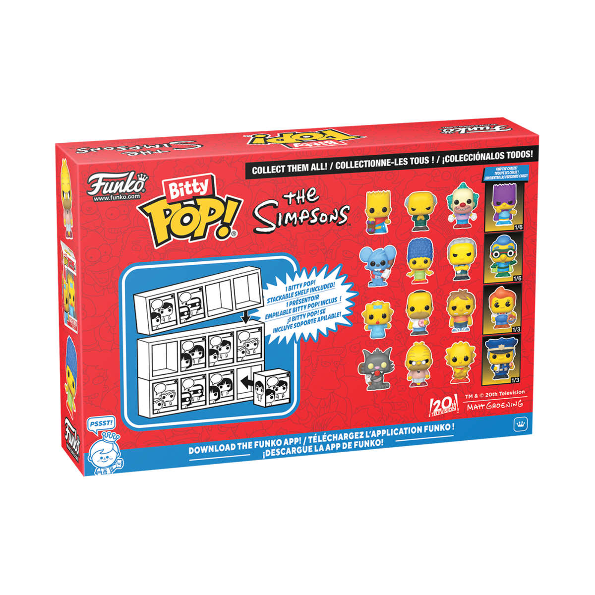 The Simpsons Funko Bitty Pop Series 2 - 4 Pack