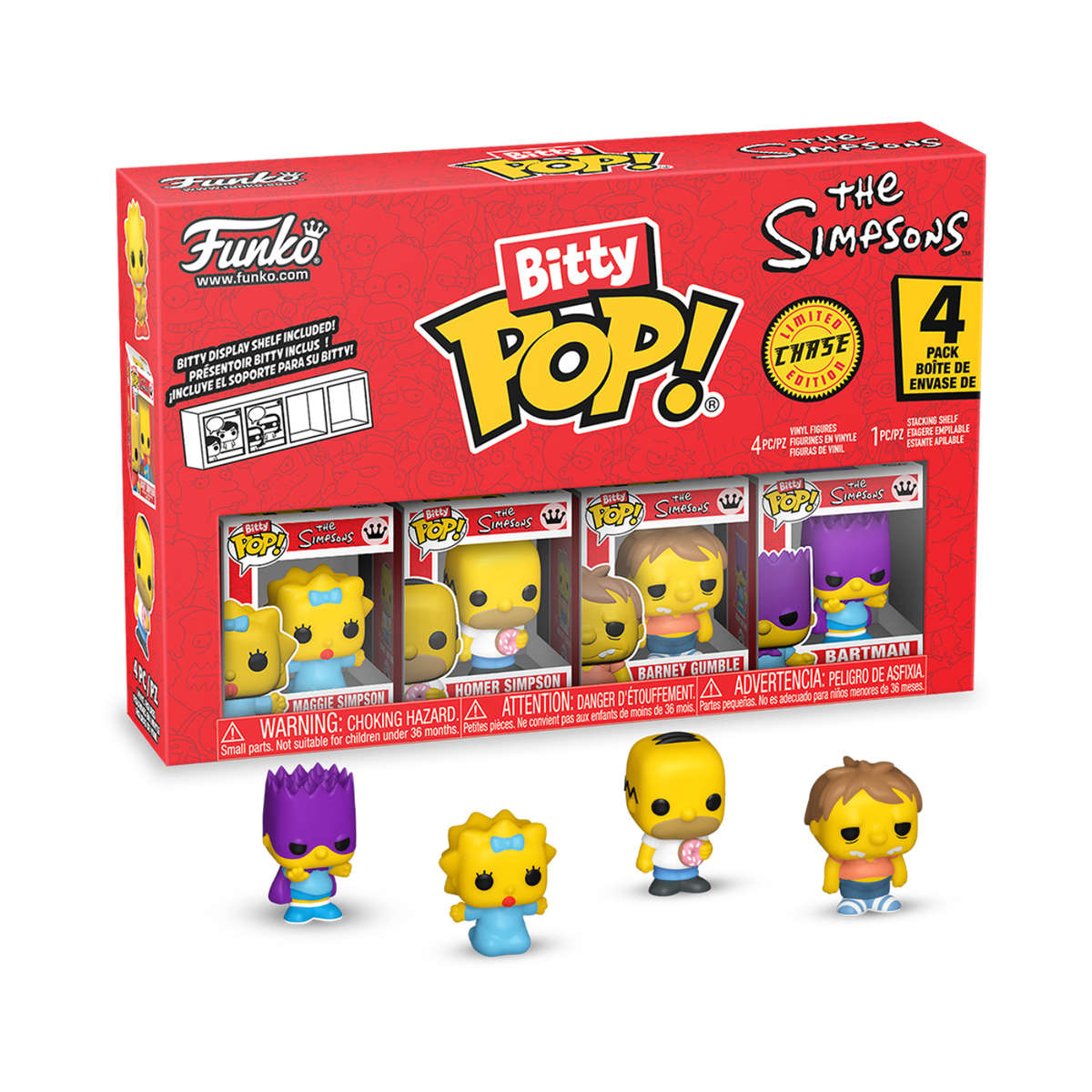 The Simpsons Funko Bitty Pop Series 3 - 4 Pack