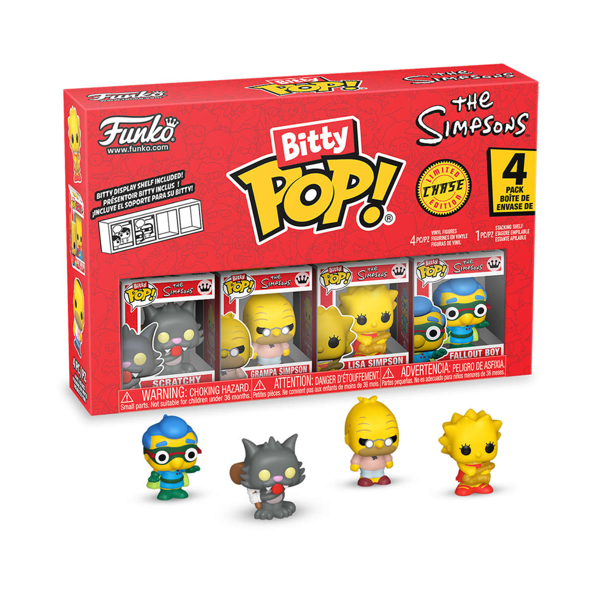 The Simpsons Funko Bitty Pop Series 4 - 4 Pack