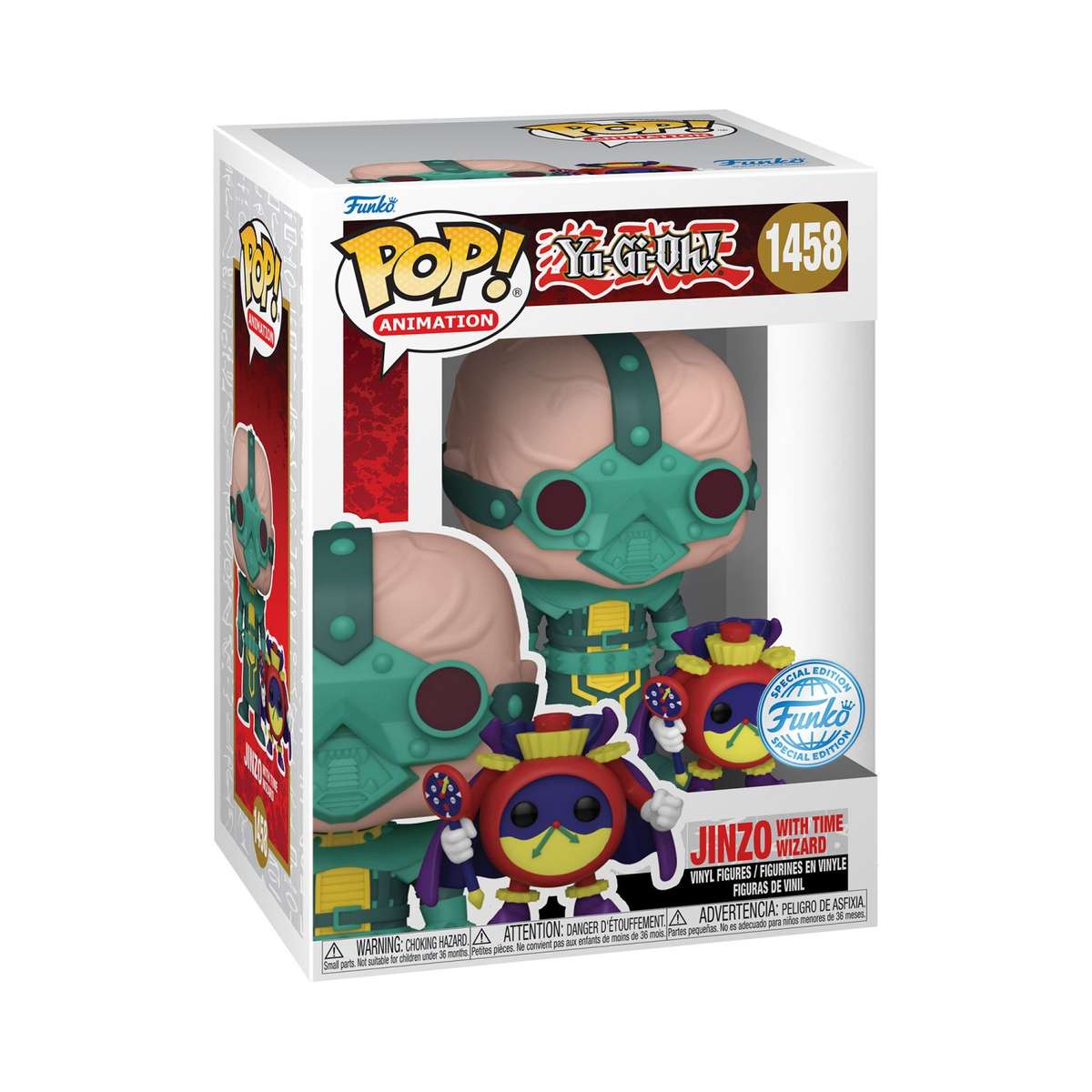 Jinzo with Time Wizard - Yu-Gi-Oh! Funko Pop Figure - Special Edition #1458