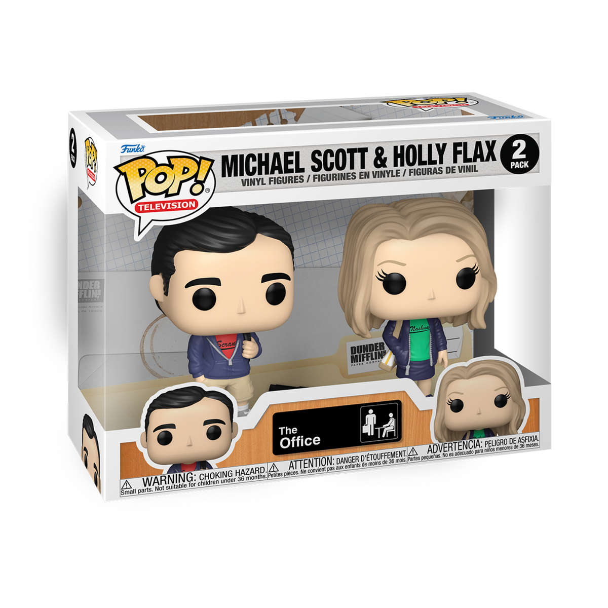 Michael Scott & Holly Flax (Company Picnic) - The Office Funko Pop 2 Pack