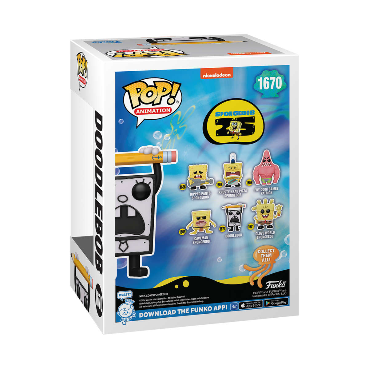 Doodlebob - SpongeBob SquarePants Funko Pop Figure #1670