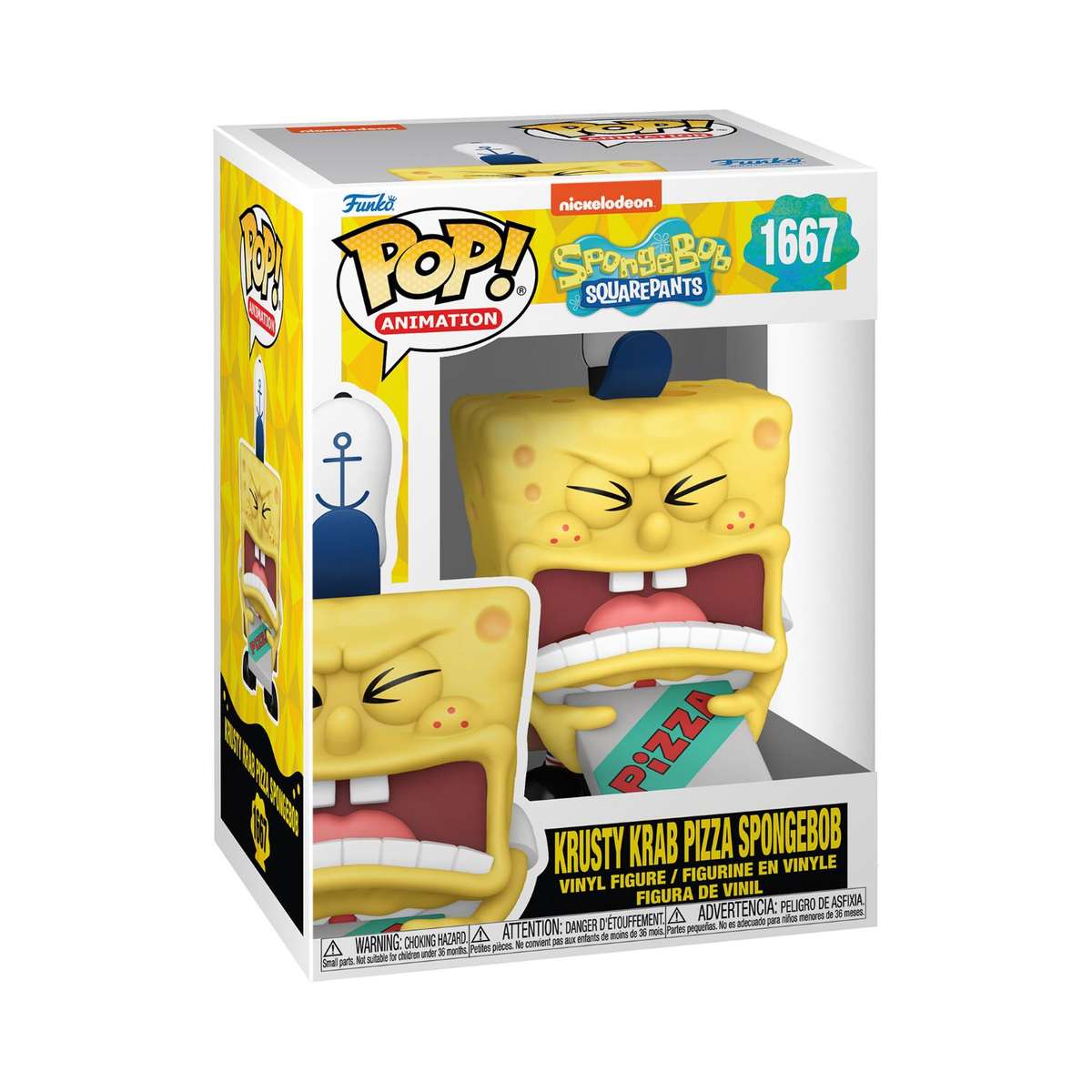 Krusty Krab Pizza SpongeBob  SpongeBob SquarePants Funko Pop Figure #1667