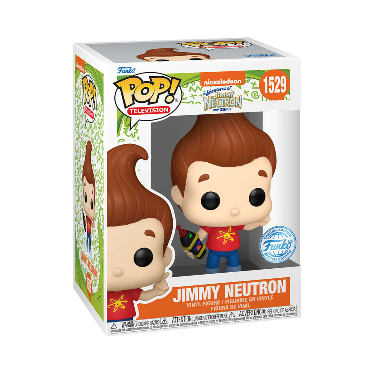 Jimmy Neutron - Boy Genius Funko Pop Figure - Special Edition #1529