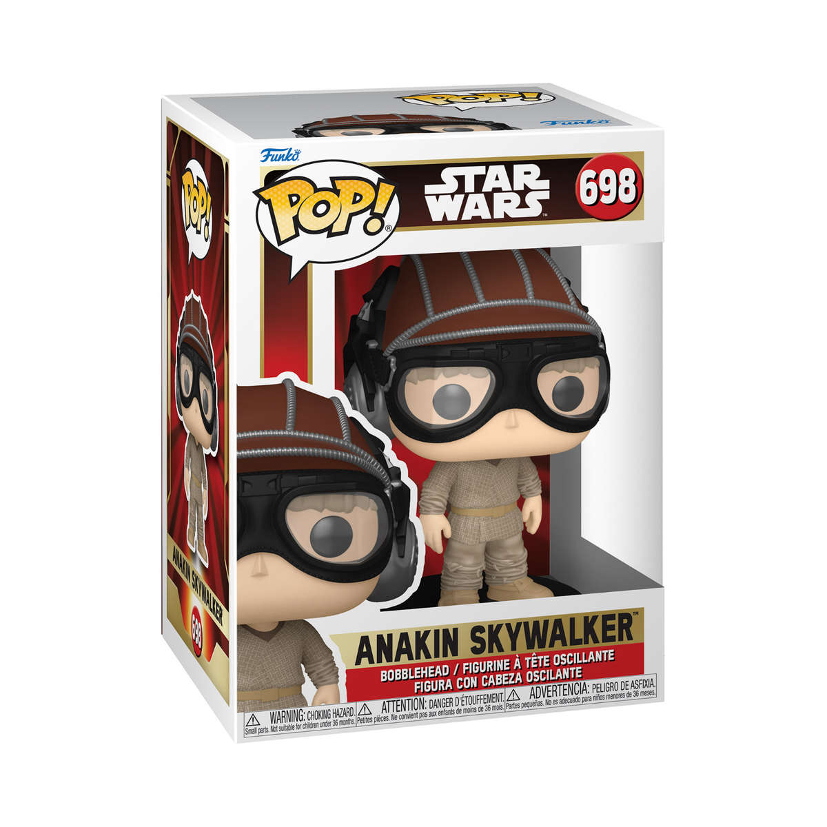 Anakin Skywalker - Star Wars The Phantom Menace Funko Pop Bobblehead Vinyl Figure #698