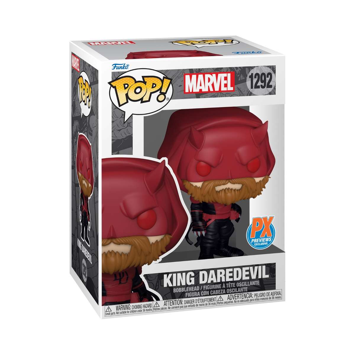 King Daredevil - Marvel Funko Pop Bobblehead Figure #1292