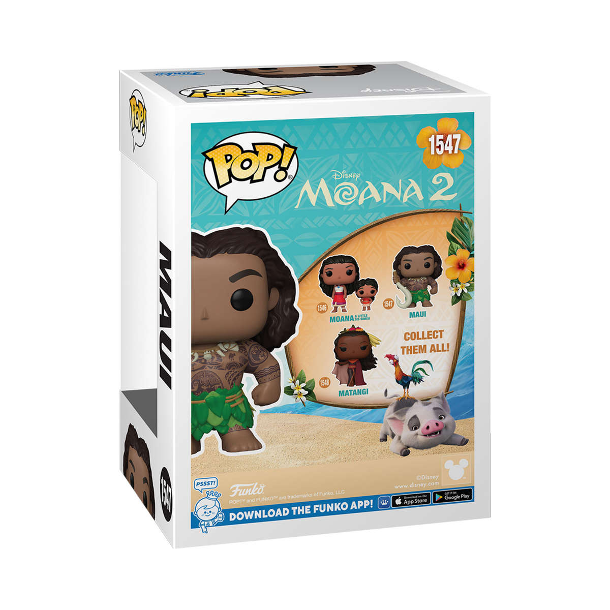 Maui - Disney Moana 2 Funko Pop Figure #1547
