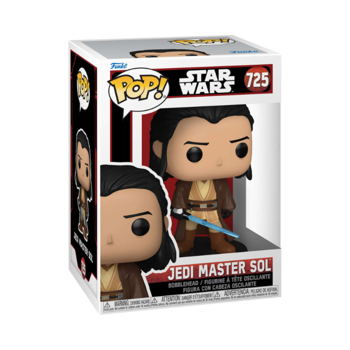 Jedi Master Sol - Star Wars: The Acolyte Funko Pop Bobblehead Vinyl Figure #725