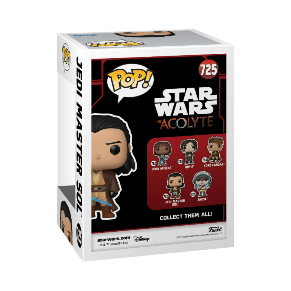 Jedi Master Sol - Star Wars: The Acolyte Funko Pop Bobblehead Vinyl Figure #725