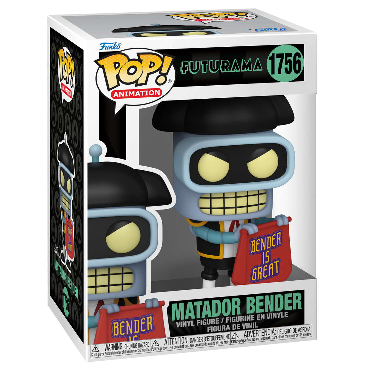 Matador Bender - Futurama Funko Pop Figure #1756