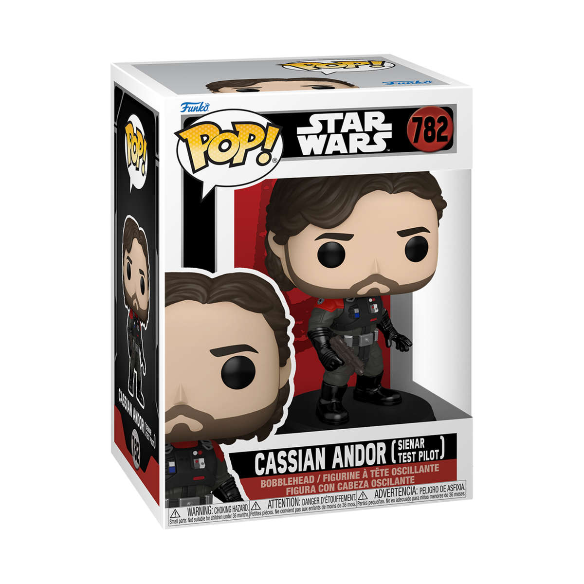Cassian Andor (Sienar Test Pilot) - Star Wars Andor Funko Pop Figure #782