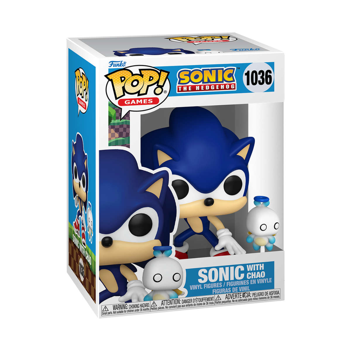 Sonic with Chao  Sonic the Hedgehog Funko Pop Vinyl Figure #1036