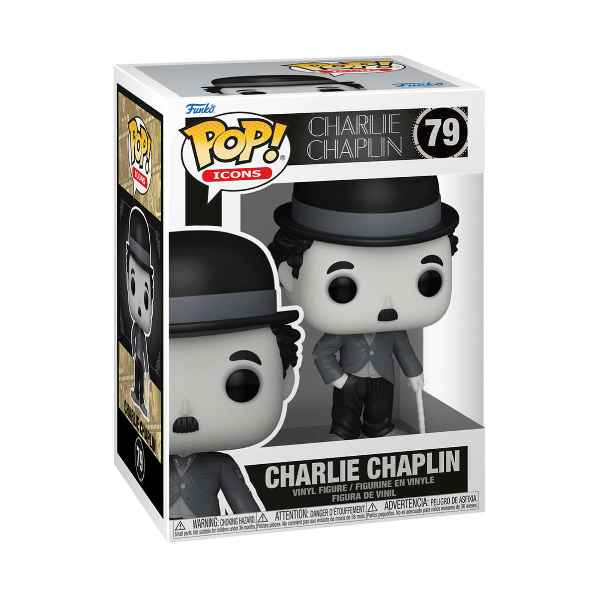 Charlie Chaplin - Funko Pop Vinyl Figure #79