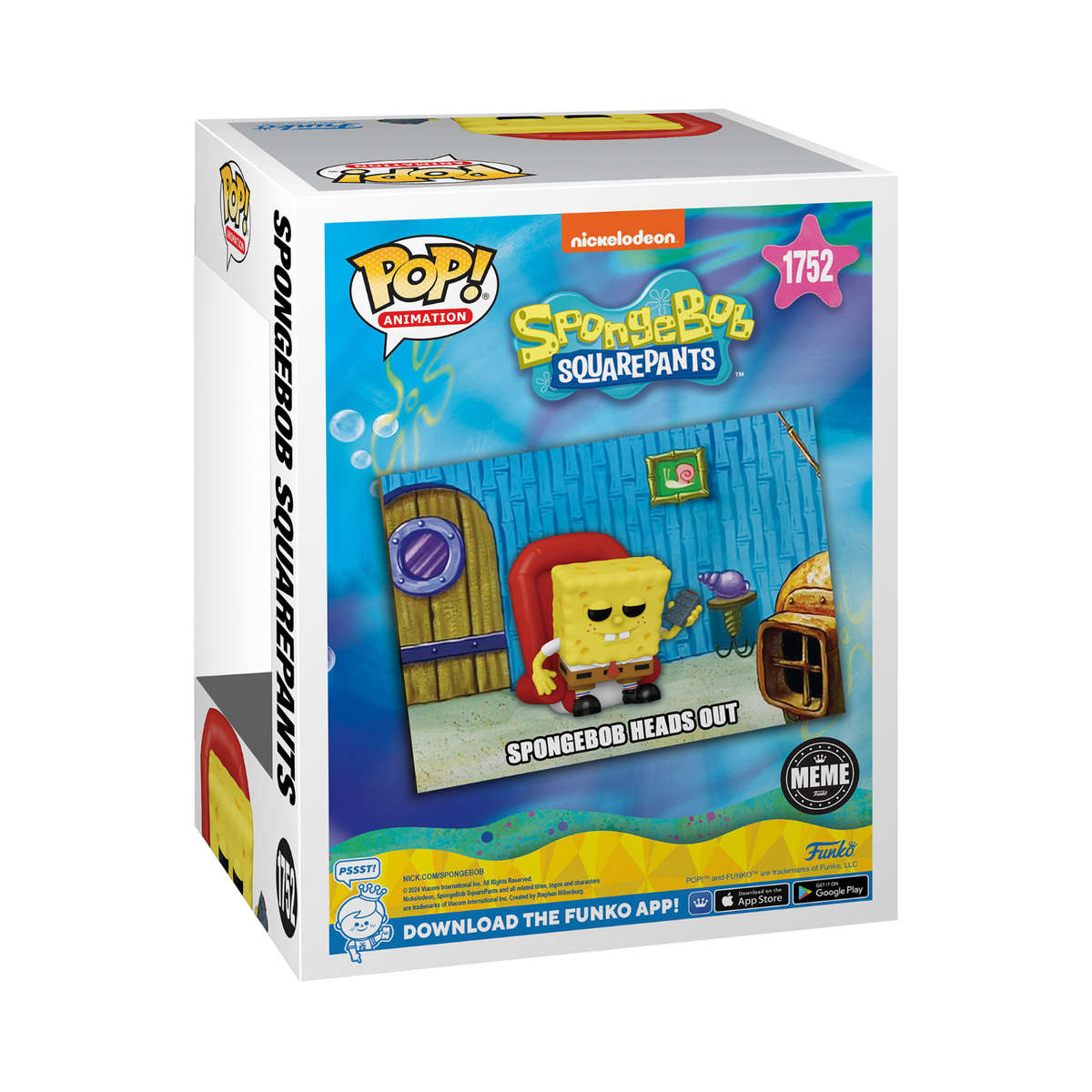 SpongeBob SquarePants (Meme)  SpongeBob Funko Pop Figure #1752