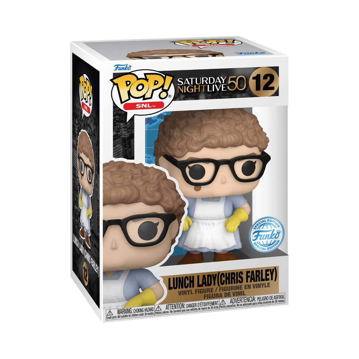 Lunch Lady Chris Farley - SNL Funko Pop Figure - Special Edition #12