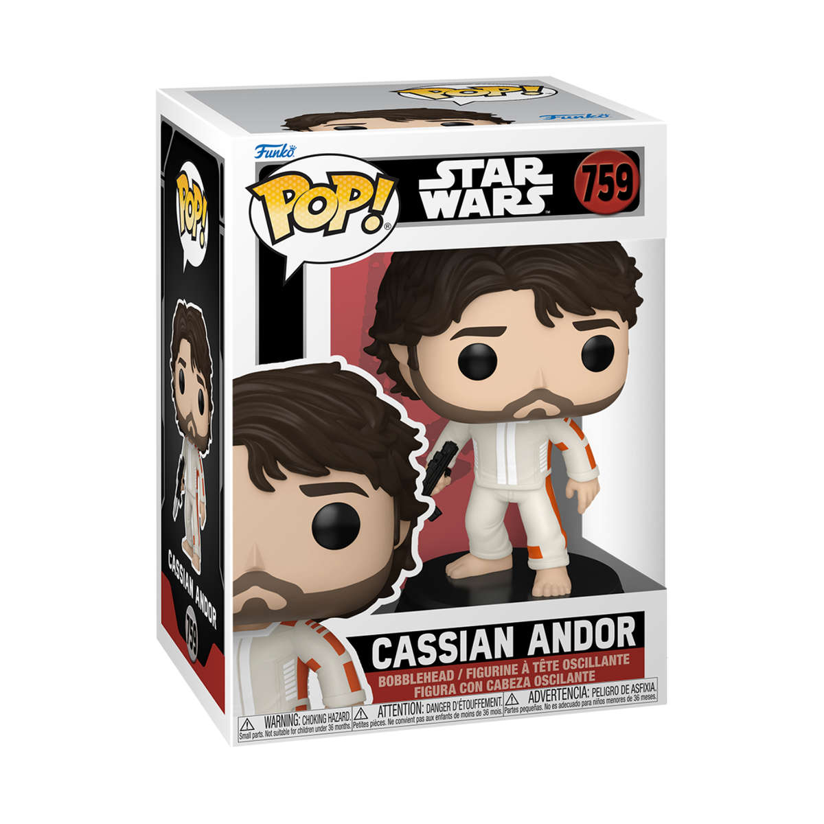 Cassian Andor - Star Wars Funko Pop Bobblehead Vinyl Figure #759