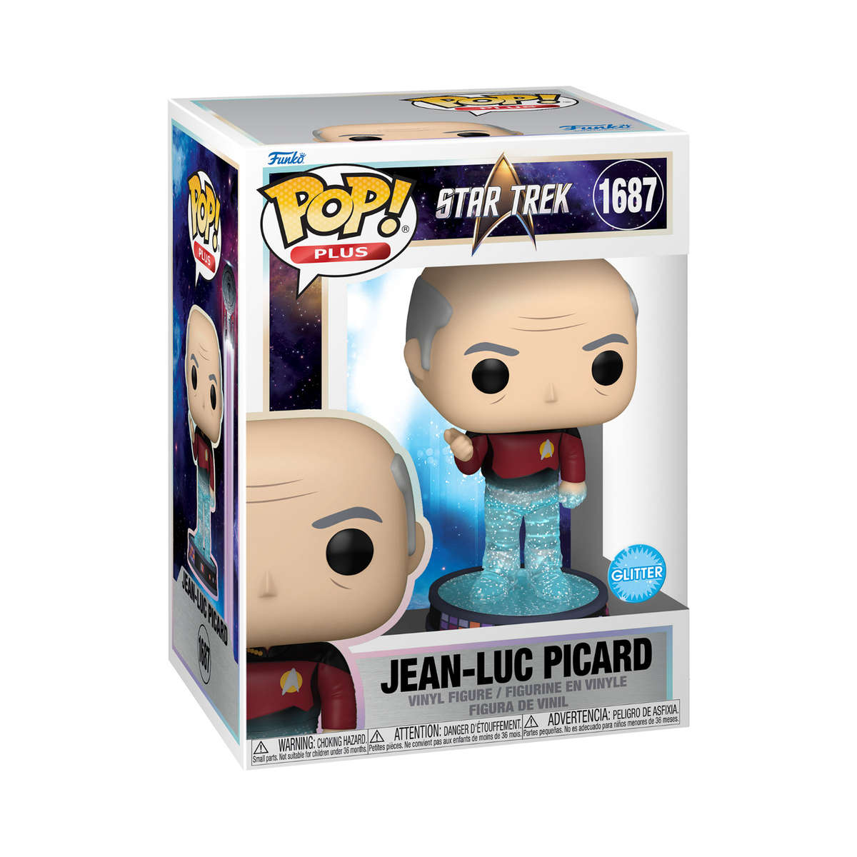 Jean-Luc Picard - Star Trek Funko Pop Figure (Glitter) #1687